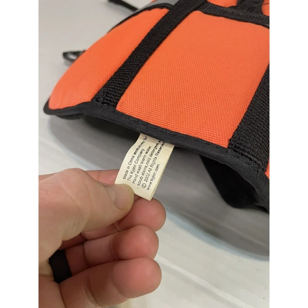 Outward Hound Pet Gear Life Jacket, Orange, Medium Adjustable